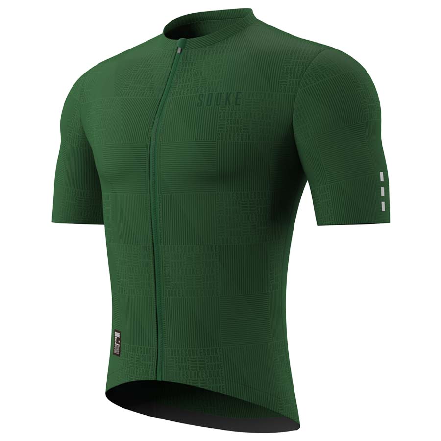 SOUKE, SOUKE SPORTS, GREEN, CS1103, MEN'S, CYCLING JERSEY,SUMMER,Men's Cycling SSL Jersey, HI RACE, QUICK DRY