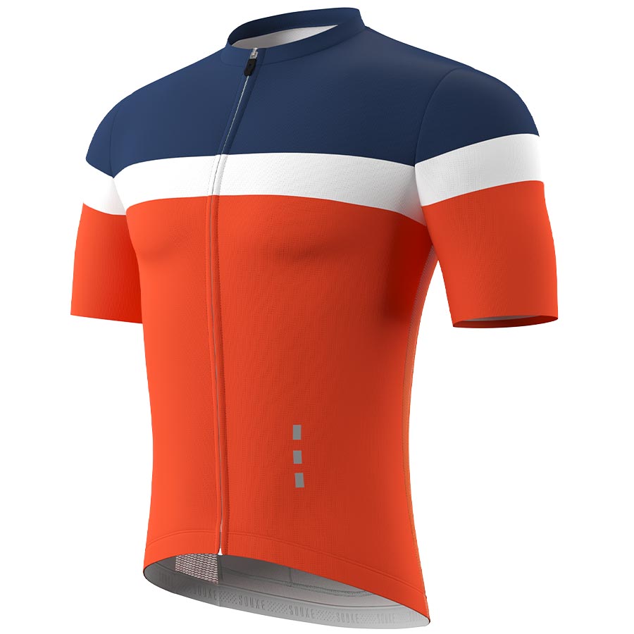 Souke, Soukesports, Cycling Jersey, Cycling Shorts, Bike shorts, Men's Cycling Shorts, Cycling Jersey CS1106-Dark blue-Orange