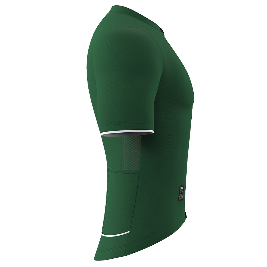 SOUKE, SOUKE SPORTS, GREEN, CS1105, MEN'S, CYCLING JERSEY PRO, SUMMER,Men's Cycling SSL Jersey, QUICK DRY, with 3 Rear Pockets, TOP, BIKER SHORT, EXTREME COMFORT, HI RACE, PRO TEAM RACE, FIT SOLID.