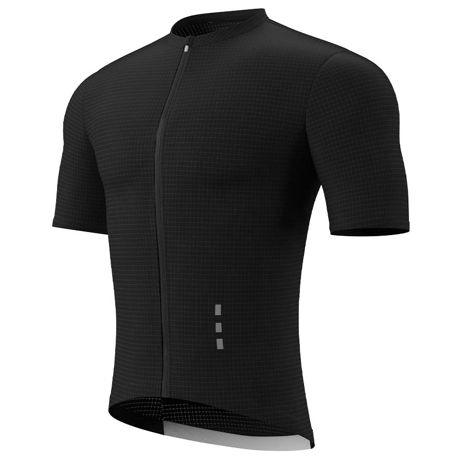 SOUKE, SOUKE SPORTS, BLACK, CS1101, MEN'S, CYCLING JERSEY PRO, SUMMER,Men's Cycling SSL Jersey, LIGHT WEIGHT, QUICK DRY, with 3 Rear Pockets.