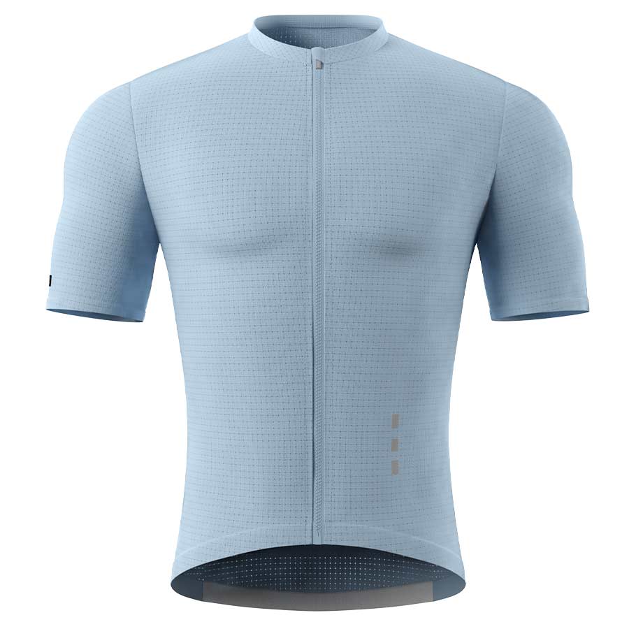SOUKE, SOUKE SPORTS, GREY, CS1101, MEN'S, CYCLING JERSEY PRO, SUMMER,Men's Cycling SSL Jersey, LIGHT WEIGHT, QUICK DRY, with 3 Rear Pockets, HI RACE.