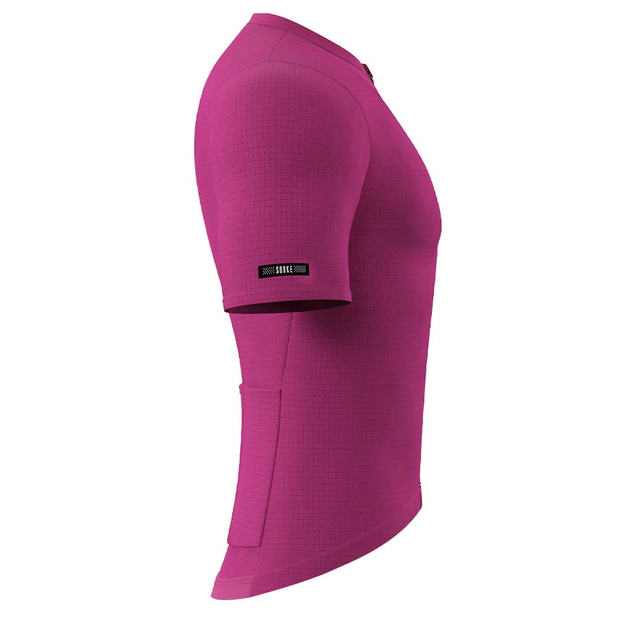 SOUKE, SOUKE SPORTS, PURPLE, CS1101, MEN'S, CYCLING JERSEY PRO, SUMMER,Men's Cycling SSL Jersey, HIGH VISIABLE, QUICK DRY, with 3 Rear Pockets, HI RACE.