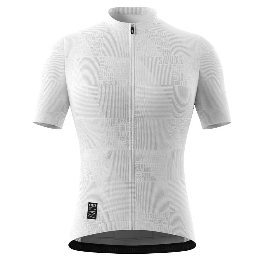 SOUKE, SOUKE SPORTS, WHITE, CS3103, WOMEN'S, SUMMER, WOMEN'S Cycling SSL Jersey, QUICK DRY, with 3 Rear Pockets, TOP, BIKER SHORT, EXTREME COMFORT, HI RACE.