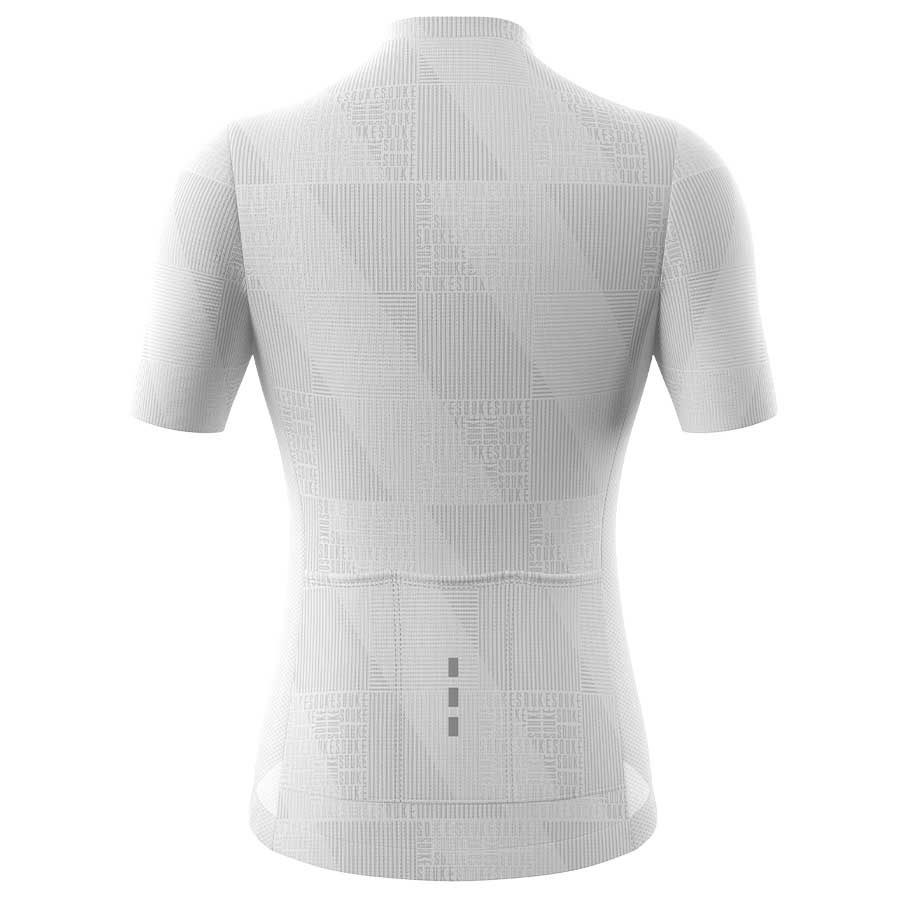 SOUKE, SOUKE SPORTS, WHITE, CS3103, WOMEN'S, SUMMER, WOMEN'S Cycling SSL Jersey, QUICK DRY, with 3 Rear Pockets, TOP, BIKER SHORT, EXTREME COMFORT, HI RACE.