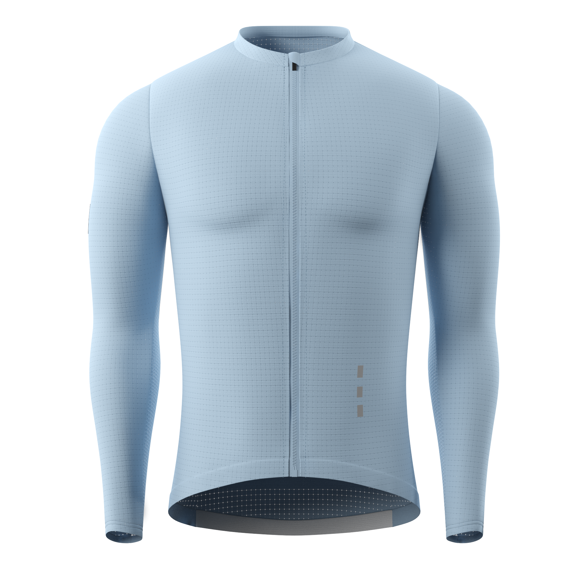Souke, Soukesports, Cycling Jersey, Race Cut and Light Weight, Men's Long Sleeve Cycling Jersey, Cycling Jersey-CL1201 - Grey. Autumn or Winter, Quick dry